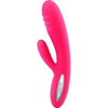 SVAKOM Adonis Ribbed Clitoris Massager Vibrator - Model AD-36R, Plum Red - Adult Naughty Store