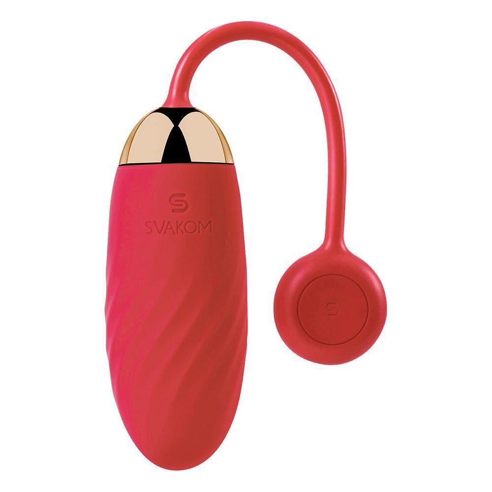 Svakom Ella Clitoral Bullet Egg Vibrator - Wireless App-Controlled Pleasure Toy for Women, Intense Stimulation, Deep Satisfaction - Rose Pink - Adult Naughty Store