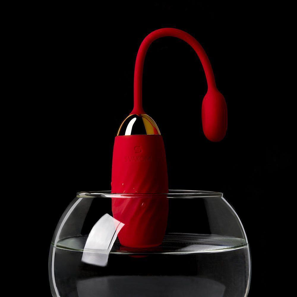 Svakom Ella Clitoral Bullet Egg Vibrator - Wireless App-Controlled Pleasure Toy for Women, Intense Stimulation, Deep Satisfaction - Rose Pink - Adult Naughty Store