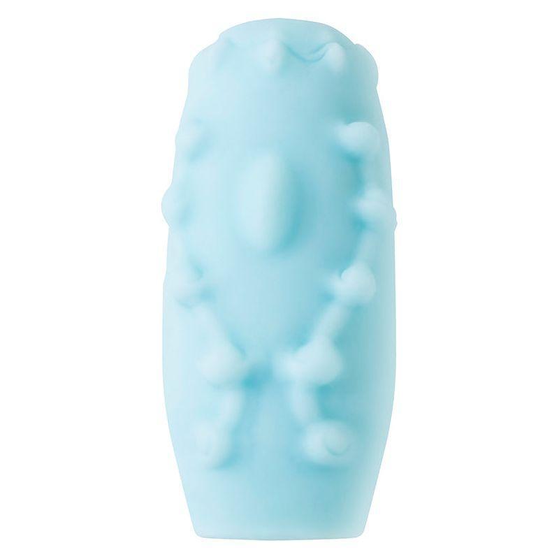 SVAKOM Hedy Reusable Male Egg Masturbator - Compact Realistic Sleeve for Men's Pleasure (Model: HEDY-001) - Blue - Adult Naughty Store