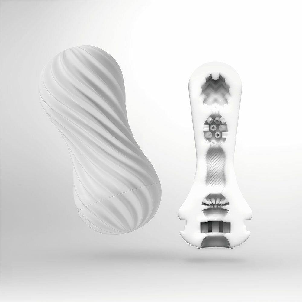 Tenga Flex Male Masturbator - Spiral Stimulation, Model X1, Men's Pleasure, Black - Adult Naughty Store