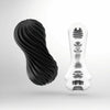 Tenga Flex Male Masturbator - Spiral Stimulation, Model X1, Men's Pleasure, Black - Adult Naughty Store