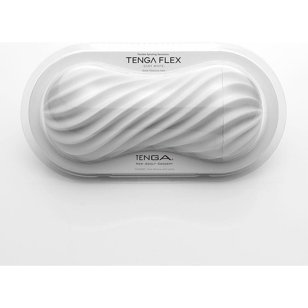 Tenga Flex Male Masturbator - Spiral Stimulation, Model X1, Men's Pleasure, Black - Adult Naughty Store