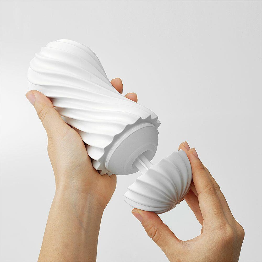 Tenga Flex Male Masturbator - Spiral Stimulation, Model X1, Men's Pleasure, Black - Adult Naughty Store