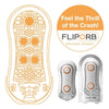 TENGA FLIP ORB Male Masturbator - Model X1 - Ultimate Pleasure for Men - Intense Stimulation - Midnight Black - Adult Naughty Store
