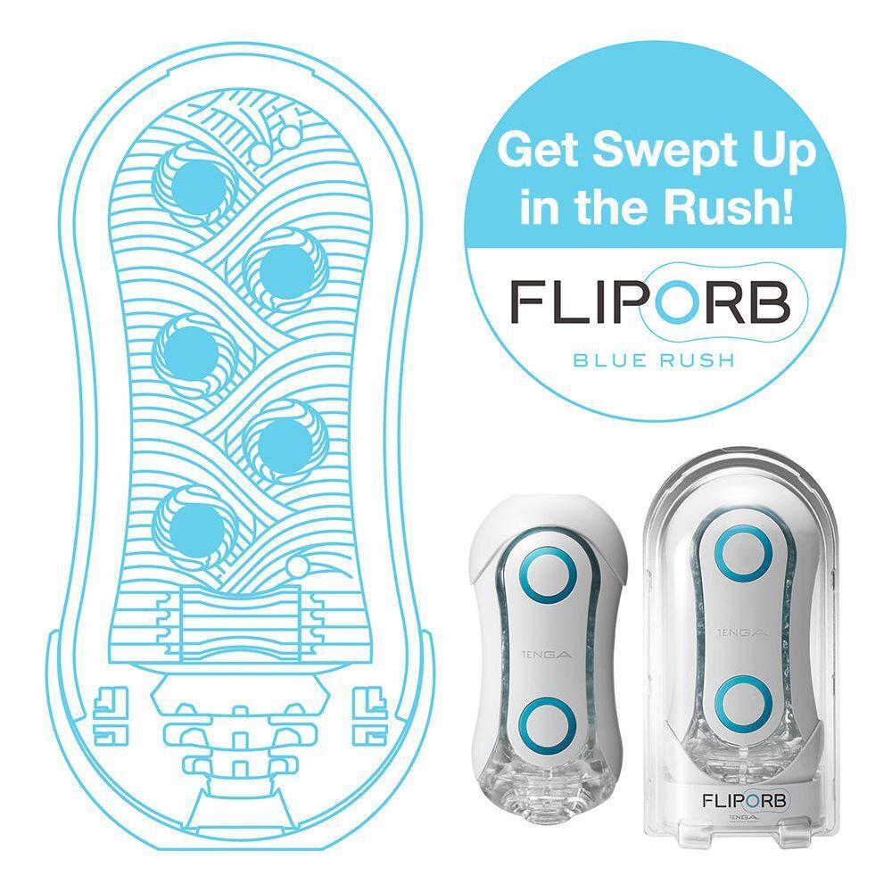 TENGA FLIP ORB Male Masturbator - Model X1 - Ultimate Pleasure for Men - Intense Stimulation - Midnight Black - Adult Naughty Store