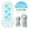 TENGA FLIP ORB Male Masturbator - Model X1 - Ultimate Pleasure for Men - Intense Stimulation - Midnight Black - Adult Naughty Store