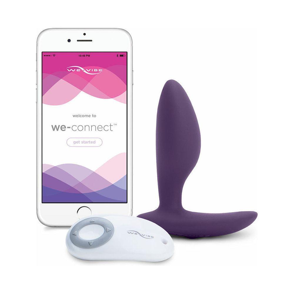 We-Vibe Ditto Vibrating Butt Plug - Model D-2001 - Unisex Anal Pleasure Toy - Midnight Blue - Adult Naughty Store