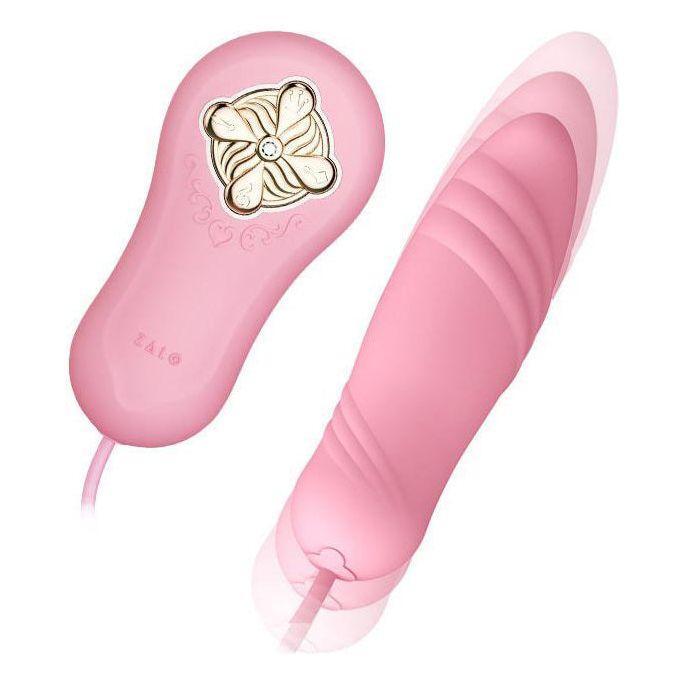 Zalo Clitoral Temptation Vibrator - Thrusting Massager for Women, Intense Pleasure, Rose Gold - Adult Naughty Store