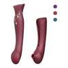 Zalo G-Spot Queen Set Vibrator - Powerful PulseWave Technology for Explosive Orgasms - Women's Intimate Pleasure Toy - Curved Shaft - Adjustable Intensity - Deep Purple - Adult Naughty Store
