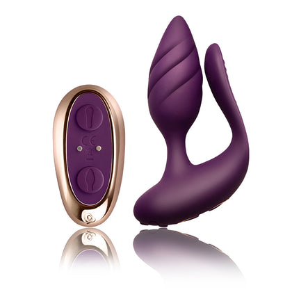Luxe Pleasure Purple Cocktail Remote Control Couples' Vibrator Model 811041014594 for Shared Stimulation - For Couples, Ultimate Sensation - Adult Naughty Store