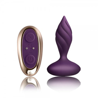 Fifty Shades of Grey Petite Sensations Desire 811041014440 Unisex Silicone Remote Control Vibrator for Dual Internal and External Stimulation in Purple - Adult Naughty Store