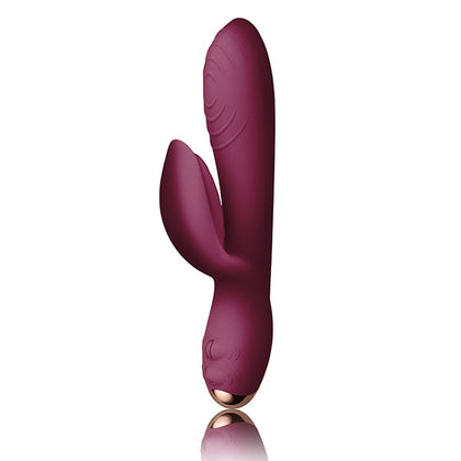 Introducing Every Girl's Luxurious Burgundy Dual Stimulation Vibrator Model 811041013559: Premium Dual Stimulation Vibrator for Women, Offering Sensational Pleasure - Adult Naughty Store