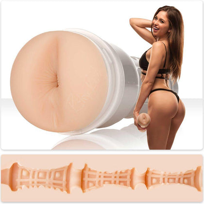 Introducing the Fleshlight Girls Riley Reid Euphoria Anal Masturbator Model 810476014643 - Unisex Anal Stimulation Toy in FleshTone - Adult Naughty Store