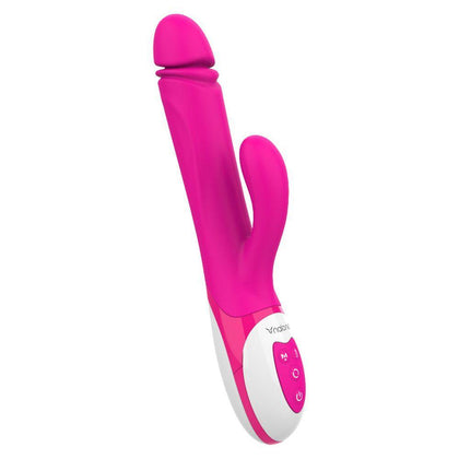 Nalone Wave Dual Motor Thrusting Rabbit Vibrator - Model NW-500 - For Women - G-Spot and Clitoral Stimulation - Deep Purple - Adult Naughty Store