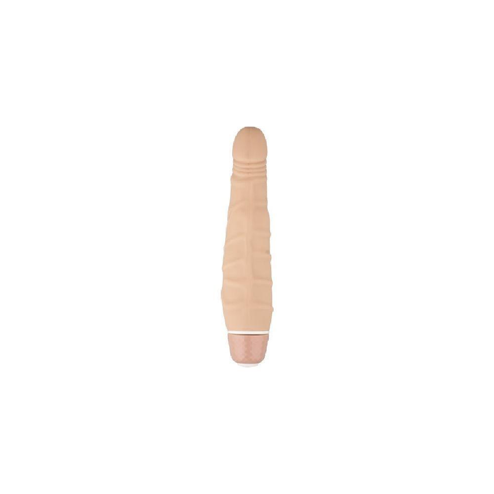 Introducing the Silicone Classic Mini Flesh Veined Taper - Model VT-7X: A Versatile Pleasure Companion for Unforgettable Experiences - Adult Naughty Store
