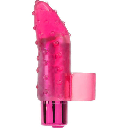 BMS Unisex Rechargeable Frisky Finger Pink Vibrating Pleasure Enhancer - Adult Naughty Store