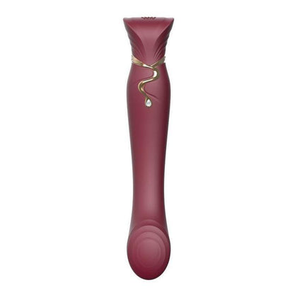 Zalo Queen Wine Red G-Spot Stimulation Vibrator - Model QW1 - For Women - Delightful Pleasure in Wine Red - Adult Naughty Store