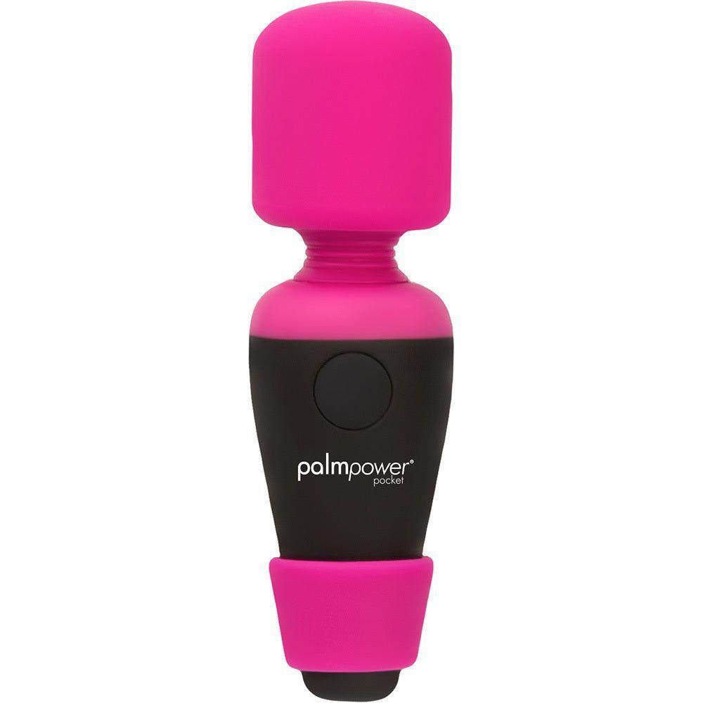 Introducing the PalmPower Pocket USB Rechargeable Mini Wand Massager - Model PP-01: Compact Pleasure for All Genders, Anywhere, Anytime - Pink - Adult Naughty Store