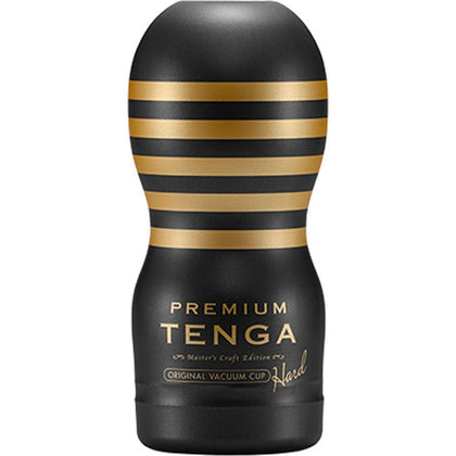 TENGA Premium Original Vacuum Cup - Strong Male Masturbator - Model V15 - Intense Pleasure - Black - Adult Naughty Store