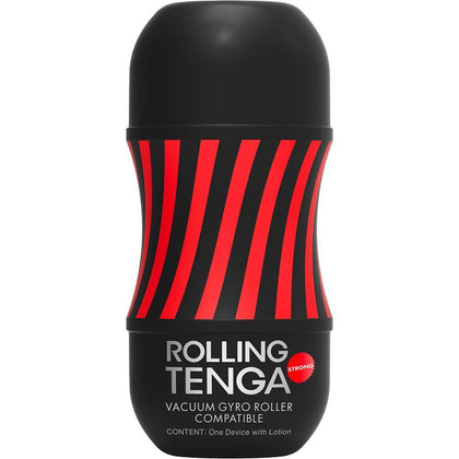 Tenga Gyro Roller Cup - Strong: Powerful Disposable Masturbator for Men, Intense Stimulation, Deep Pleasure - Black - Adult Naughty Store
