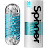 Tenga Spinner 01 TETRA: Male Masturbation Sleeve - Twisting Texturized Gel - Orgasmic Pleasure - Black - Adult Naughty Store