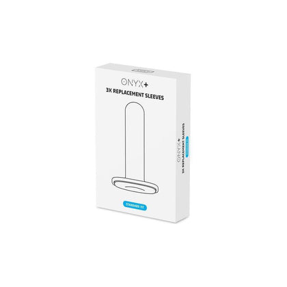 Kiiroo Onyx+ Replacement Sleeve - 3 Pack, Standard Fit | Male Masturbator Pleasure Core | Stimulating Internal Texture | Unforgettable Squeeze | Warm and Welcoming Orifice | Black - Adult Naughty Store