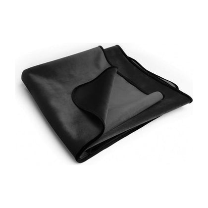 Liberator Decor Fascinator Black Plush Throw - The Ultimate Wet Play Protection for Couples - Adult Naughty Store