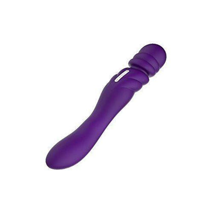 Introducing the Purple Pleasure Jane Rechargeable Dual Ended Massager - Model JN-2001: Ultimate Pleasure for Women - Adult Naughty Store