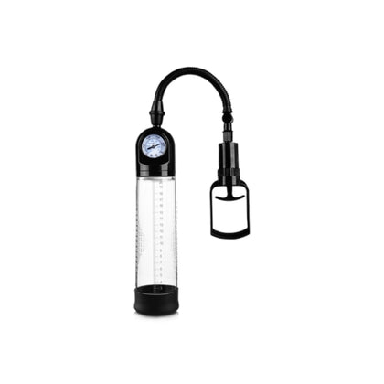 PeniFlex 2000 Pull Rod Penis Pump with Gauge: Premium Unisex Sexual Wellness Device for Enhanced Performance and Pleasure in Sleek Black - Adult Naughty Store