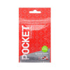 Tenga Pocket Block Edge Masturbation Sleeve - Male Pleasure Toy for On-the-Go Pleasure - Black - Adult Naughty Store