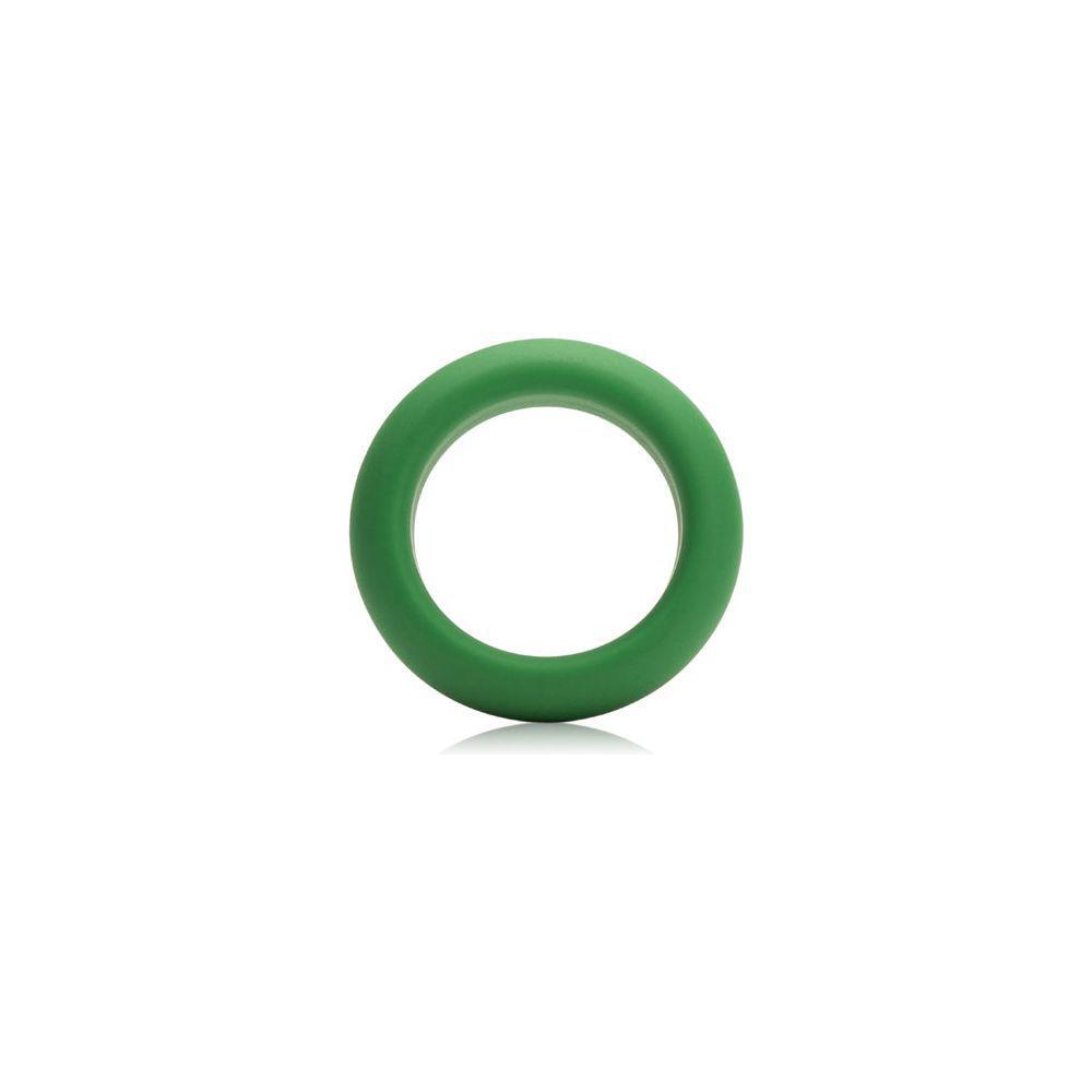 Je Joue Luxury Silicone Cock Ring - Medium Stretch Green - Adult Naughty Store