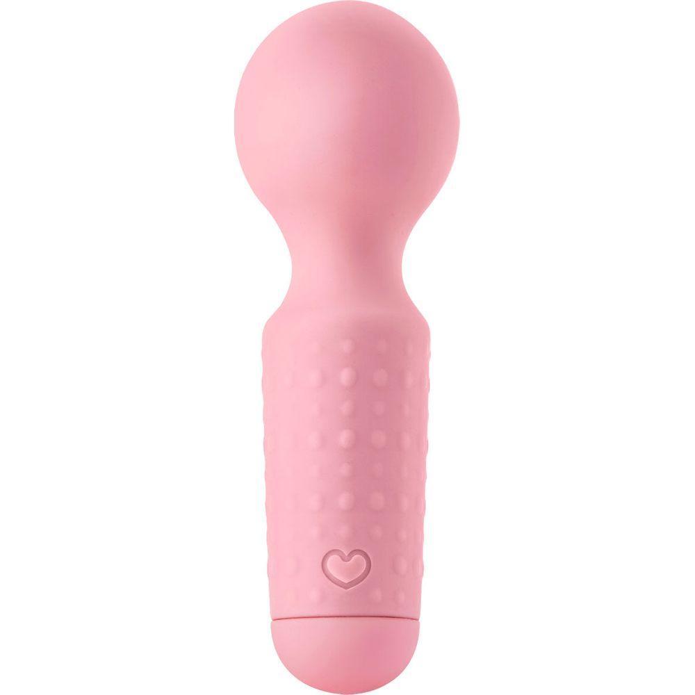 Introducing the LuvLuxe MW65: Mini Wand - Light Pink - A Versatile and Powerful Personal Massager for Women's Intimate Pleasure - Adult Naughty Store