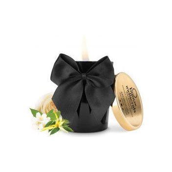 Bijoux Indiscrets Melt My Heart Aphrodisia Scented Massage Candle - Luxurious Aromatherapy for Sensual Massages - Model: MMMH-001 - For All Genders - Intimate Pleasure - Seductive Black - Adult Naughty Store