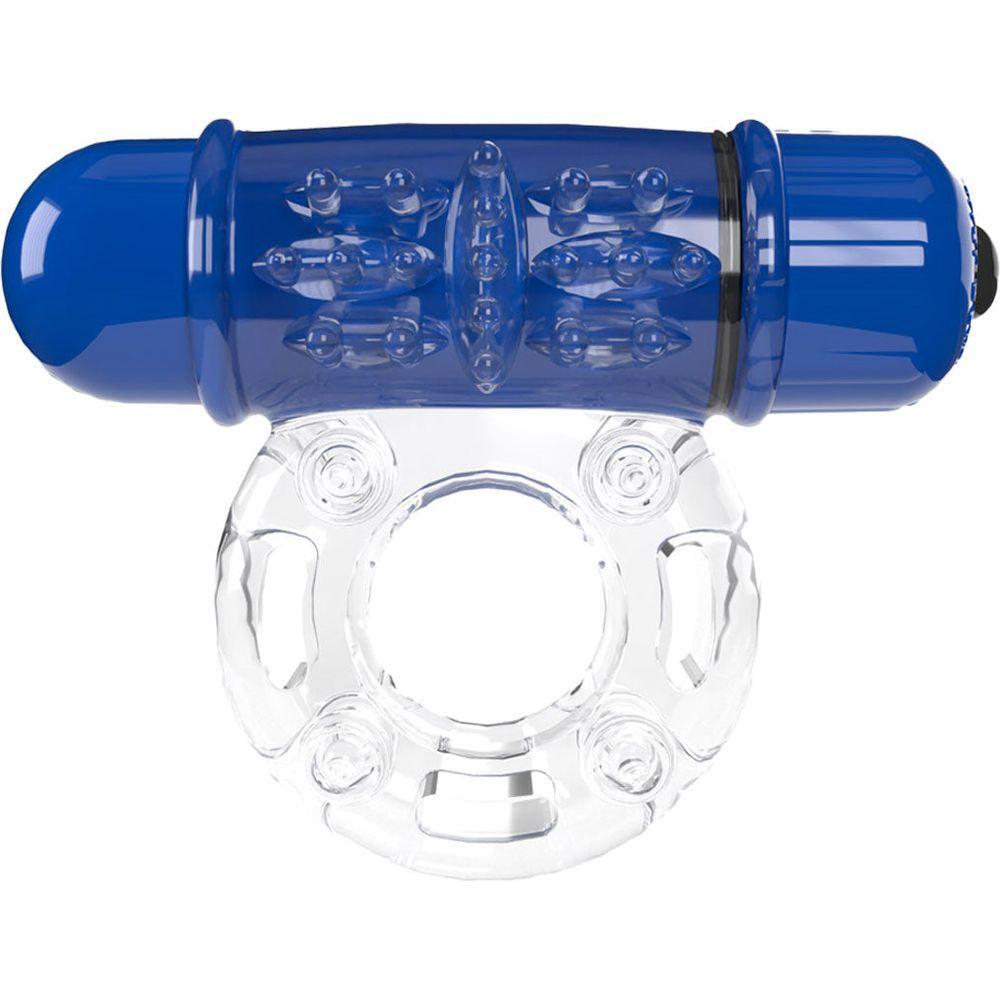 Screaming O 4B OWow Vibrating Ring - Blueberry: The Ultimate Pleasure Enhancer for All Genders and Sensational Stimulation in a Stunning Blue Hue - Adult Naughty Store