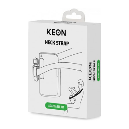 Keon Accessory Neck Strap for Hands-Free Pleasure with the Keon Automatic Masturbator - Model KNS-125, Unisex, Designed for Enhanced Content Viewing, Black - Adult Naughty Store