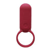 Tenga Smart Vibe Ring Carmine - Rechargeable Waterproof Cock Ring for Enhanced Clitoral Stimulation - SVR-25G - Adult Naughty Store