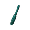 Introducing the ZALO SESH-001 Telescopic Thrusting Sex Machine (Turquoise Green) for Unisex Full-Body Pleasure - Adult Naughty Store