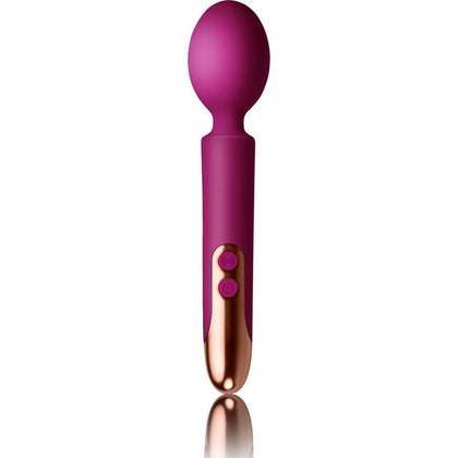 Luxe Pleasure Oriel Rechargeable Wand Vibrator Model 811041014273 for Women - Fuchsia & Copper - Adult Naughty Store