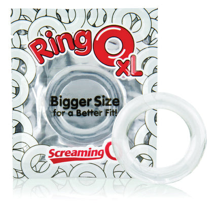 Intensify Performance with Screaming O Clear Ring O XL Erection Enhancer 817483010842 - Men's Intimate Pleasure Enhancer - Transparent - Adult Naughty Store