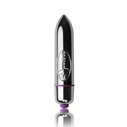 Luxe Sensations RO-80mm Single Speed Silver Bullet Vibrator for Unisex Clitoral Stimulation in Silver - Adult Naughty Store