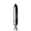 Luxe Sensations RO-80mm Single Speed Silver Bullet Vibrator for Unisex Clitoral Stimulation in Silver - Adult Naughty Store