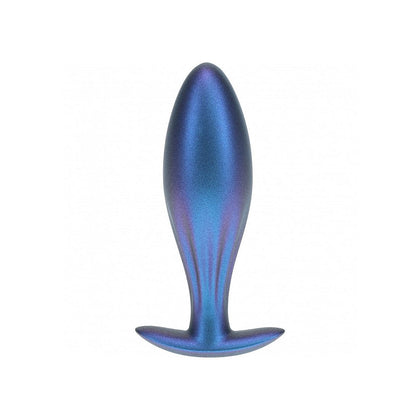 Ouch! - Oval Anal Plug - Silicone - Metallic Blue