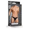 Male Power Moonshine Men's Liquid Onyx Cut Out Back Jock-Brief Style Pleasure Enhancer - Model MOONSHINE-01 - Black - Adult Naughty Store