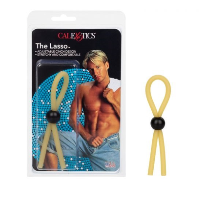 Adam's Lasso Adjustable Erection Enhancer EL01 - Male Sensual Performance Aid for Intense Pleasure - Unisex Genital Stimulation Accessory in Black
