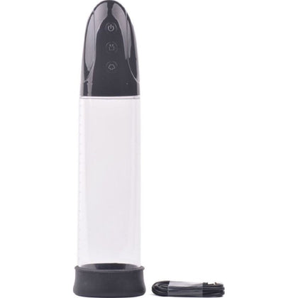 Midnight Sensations: Rechargeable Suction Penis Pump with Magic Sleeve and Donut - Adult Naughty Store