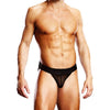 Prowler Mesh Open Back Brief Black - Sensually Seductive Men's Intimate Apparel for Enhanced Pleasure