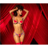 Midnight Passion Purple Heart-Studded Lingerie Set - Adult Naughty Store