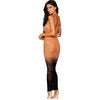 Midnight Seduction Zebra Ombre Bodystocking Gown - Adult Naughty Store