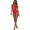 Scarlet Seduction Heart Back Deep V-Neck Teddy - Adult Naughty Store